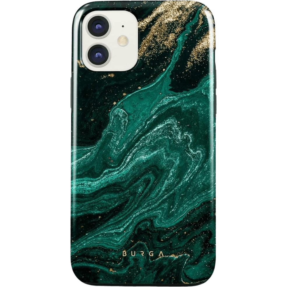 Burga iPhone 11 Hoesje Emerald Pool - Voorkant