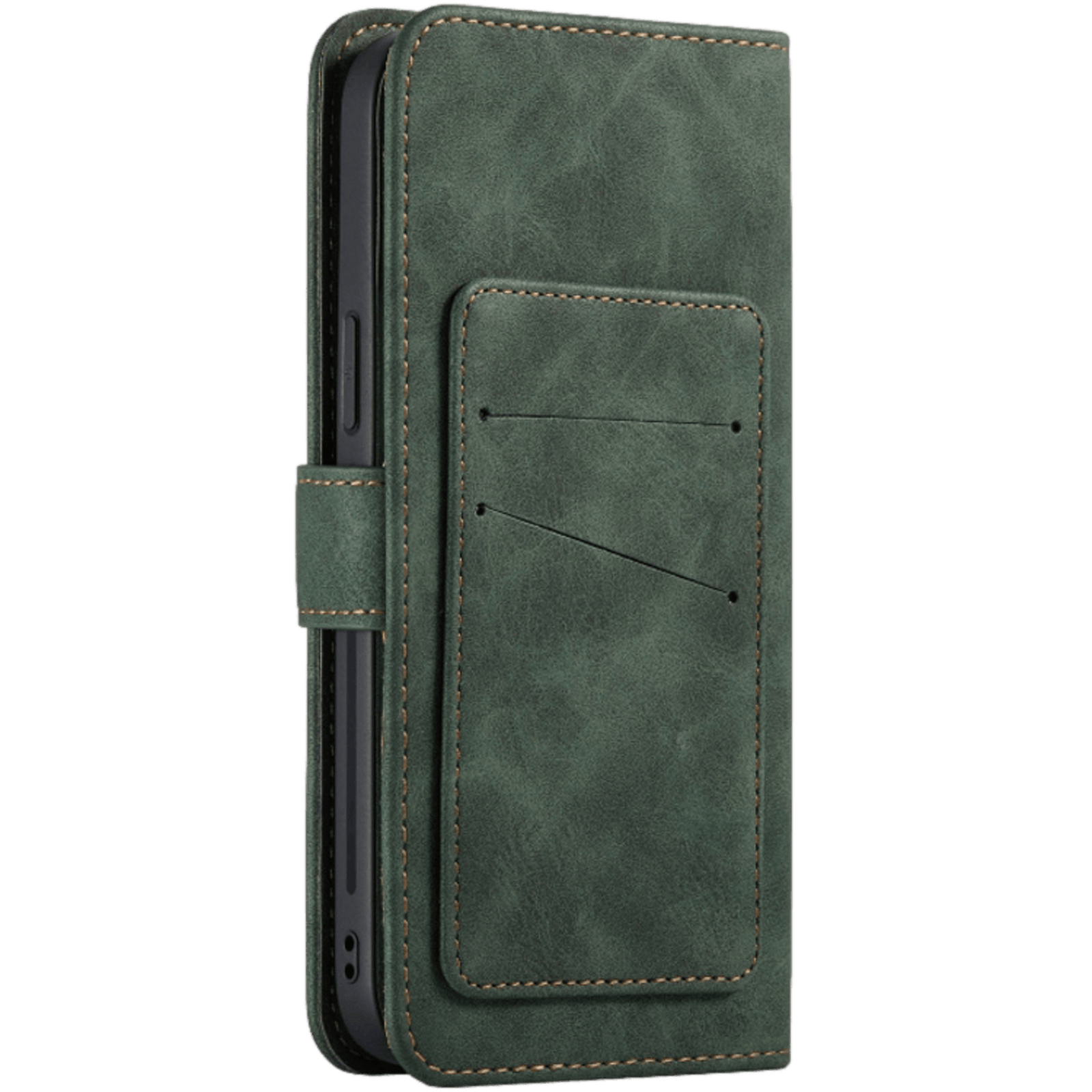 Mocaa iPhone 12 (Pro) Vintage 2-in-1 Wallet Hoesje Groen