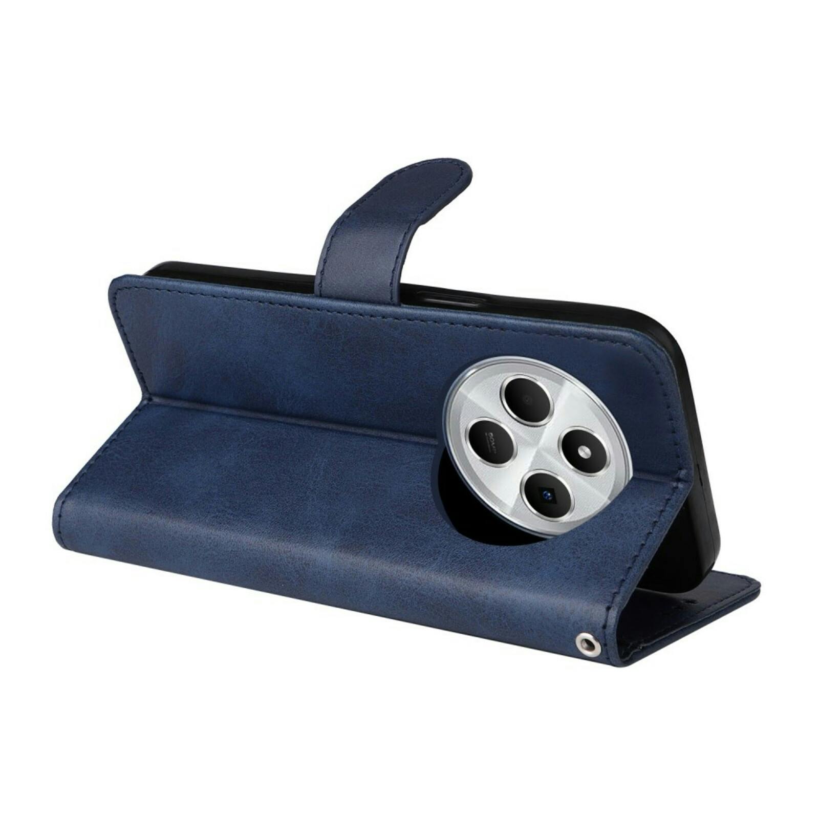 Comfycase Xiaomi Redmi 14C Boek Hoesje Blauw