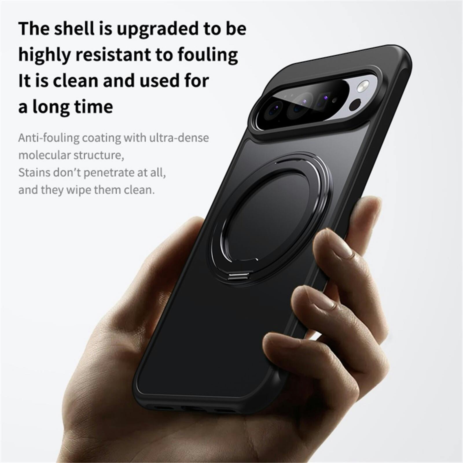 CaseBody Google Pixel 10 Pro XL MagSafe Kickstand Hoesje Transparant