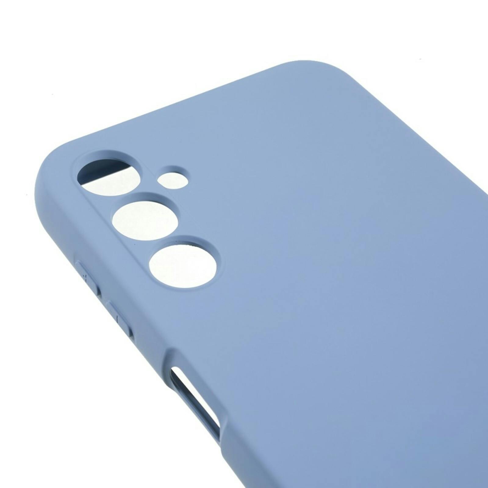 Mocaa Samsung Galaxy S24 Plus Hoesje Blauwgrijs