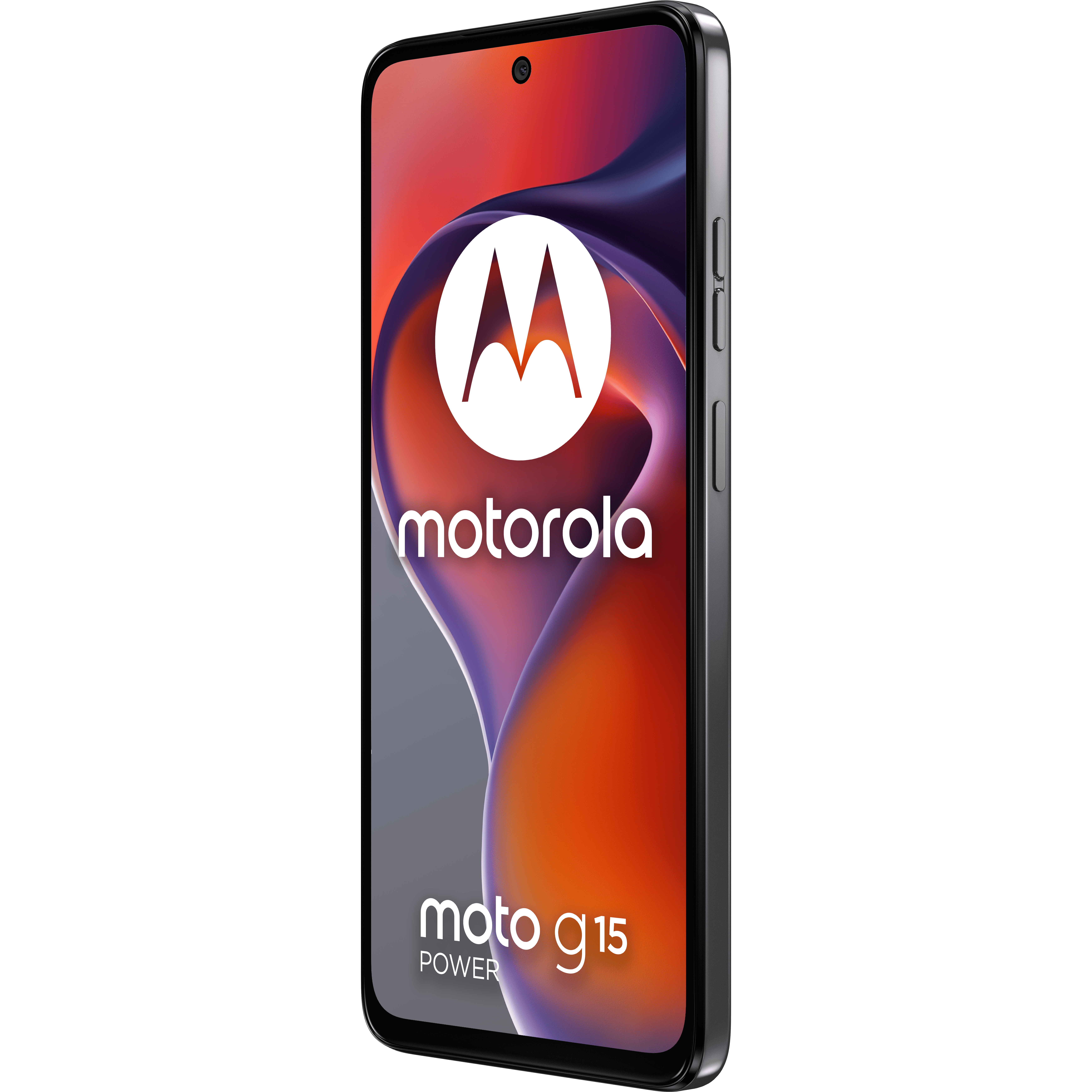 Motorola Moto G15 Power Gravity Grey - Aanzicht vanaf rechts