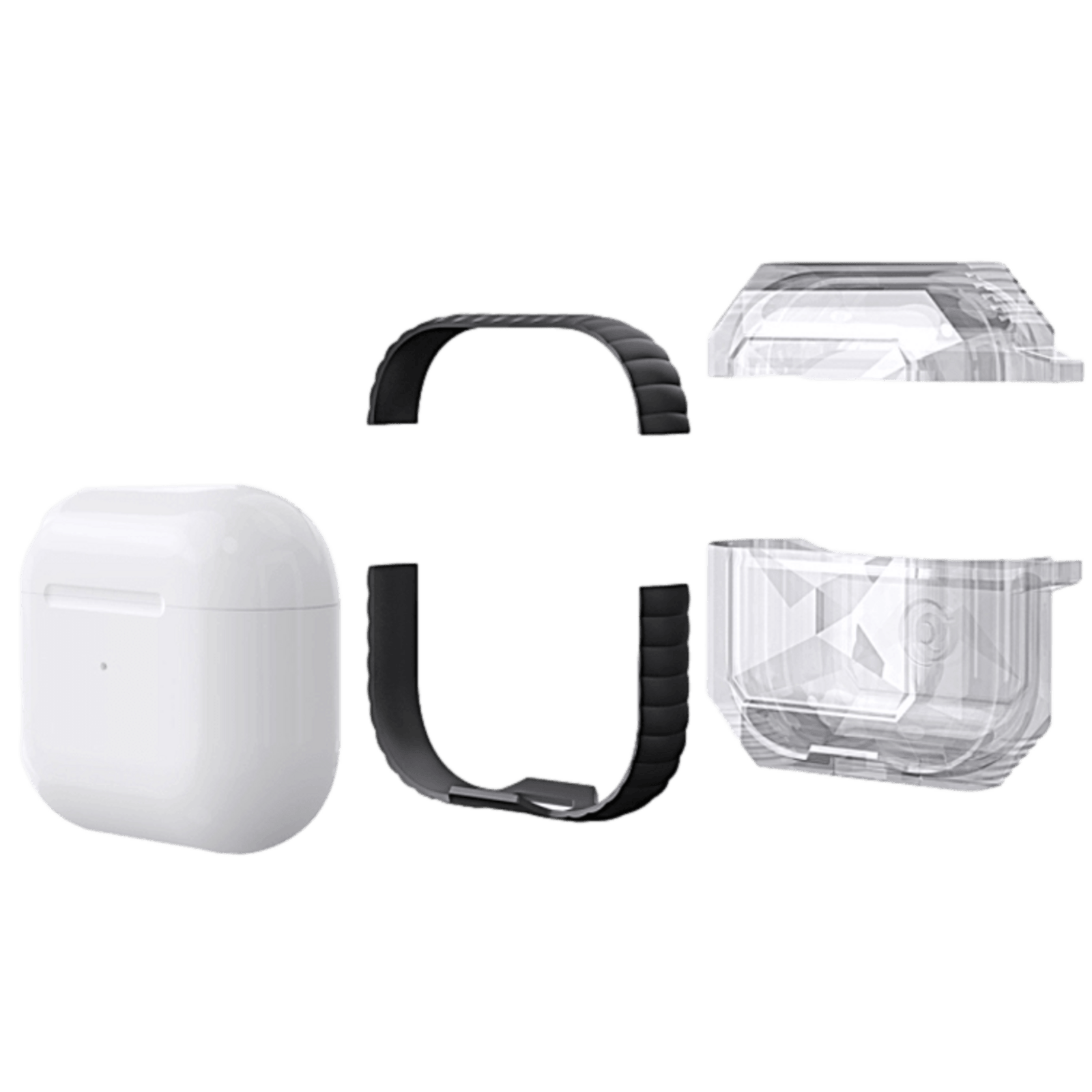 TwoTone Bicolor Beschermhoesje AirPods 3 Transparant