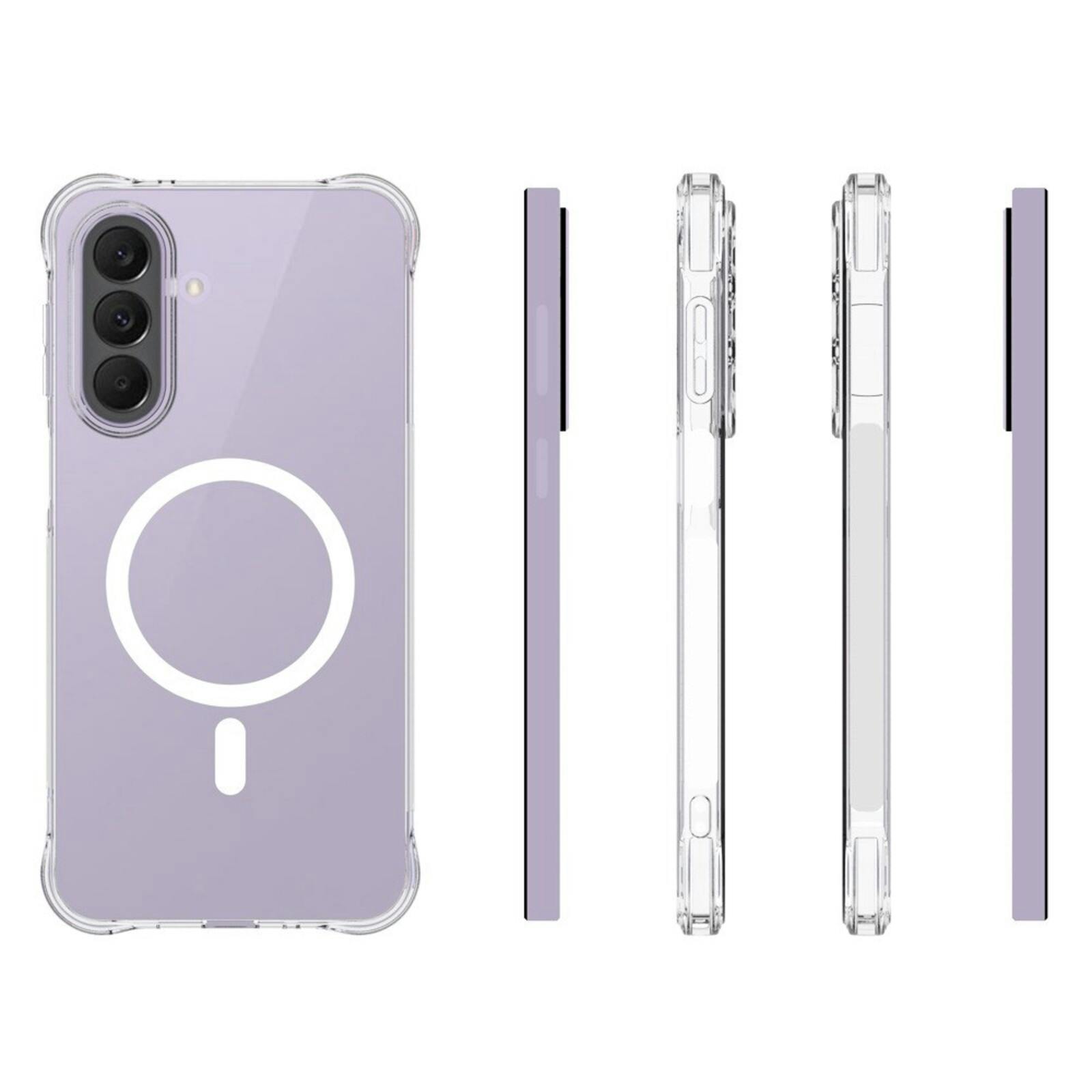 CaseBody Samsung Galaxy A27 Shockproof Qi2 Hoesje Transparant