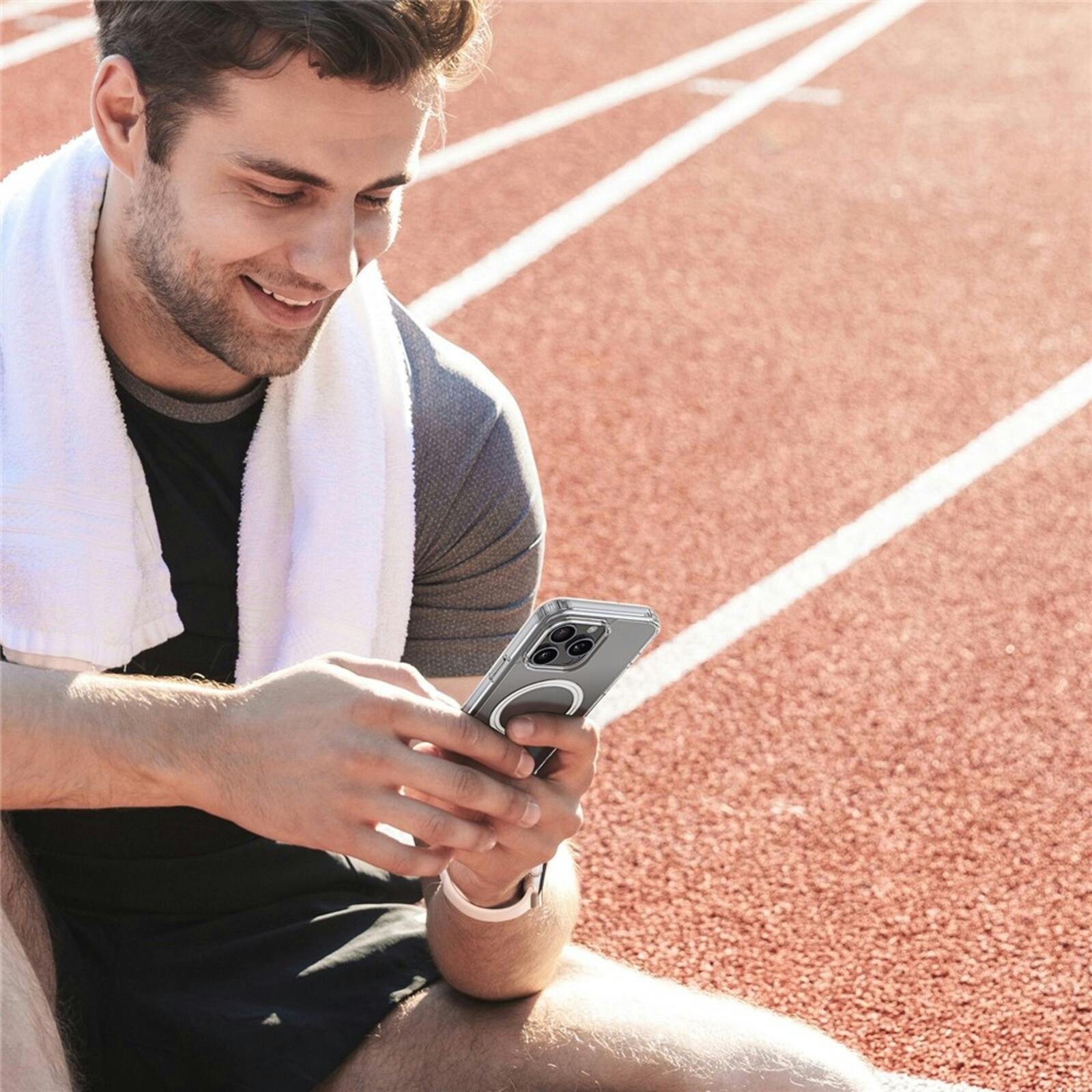 DUX DUCIS Apple iPhone 16 Pro Max Shockproof MagSafe Hoesje Transparant