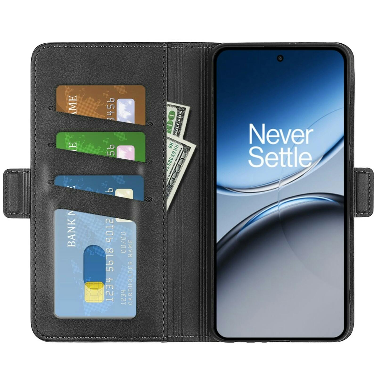 Comfycase OnePlus Nord 4 Bookcase Hoesje Zwart