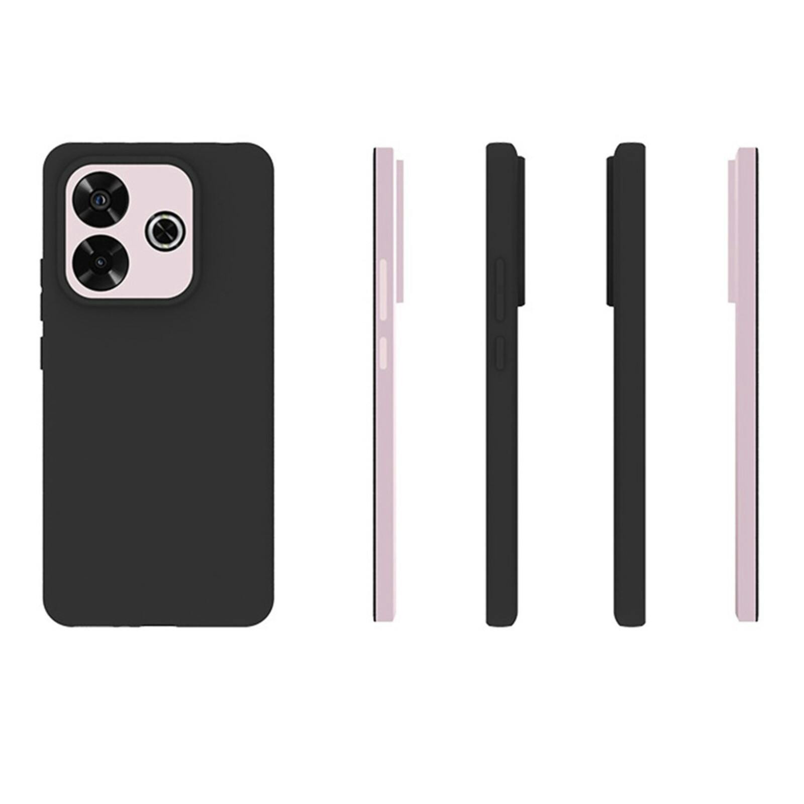 Mocaa Redmi Note 14 5G Slim-Fit Telefoonhoesje Zwart