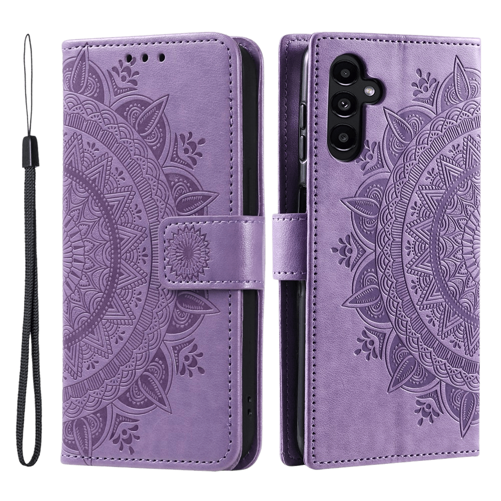 Comfycase Samsung Galaxy A57 Mandala Wallet Paars