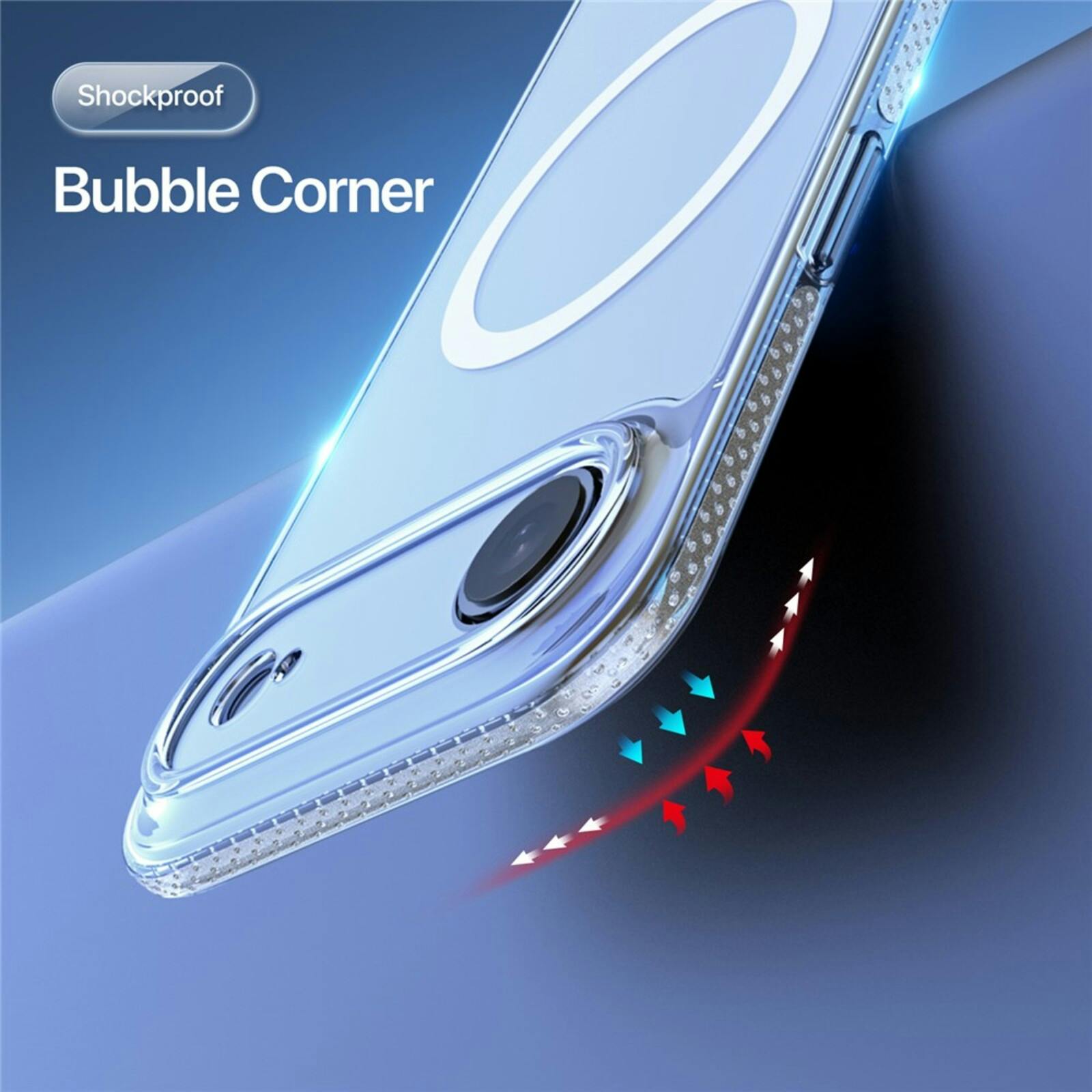 DUX DUCIS Apple iPhone 17 Air Shockproof MagSafe Hoesje Transparant