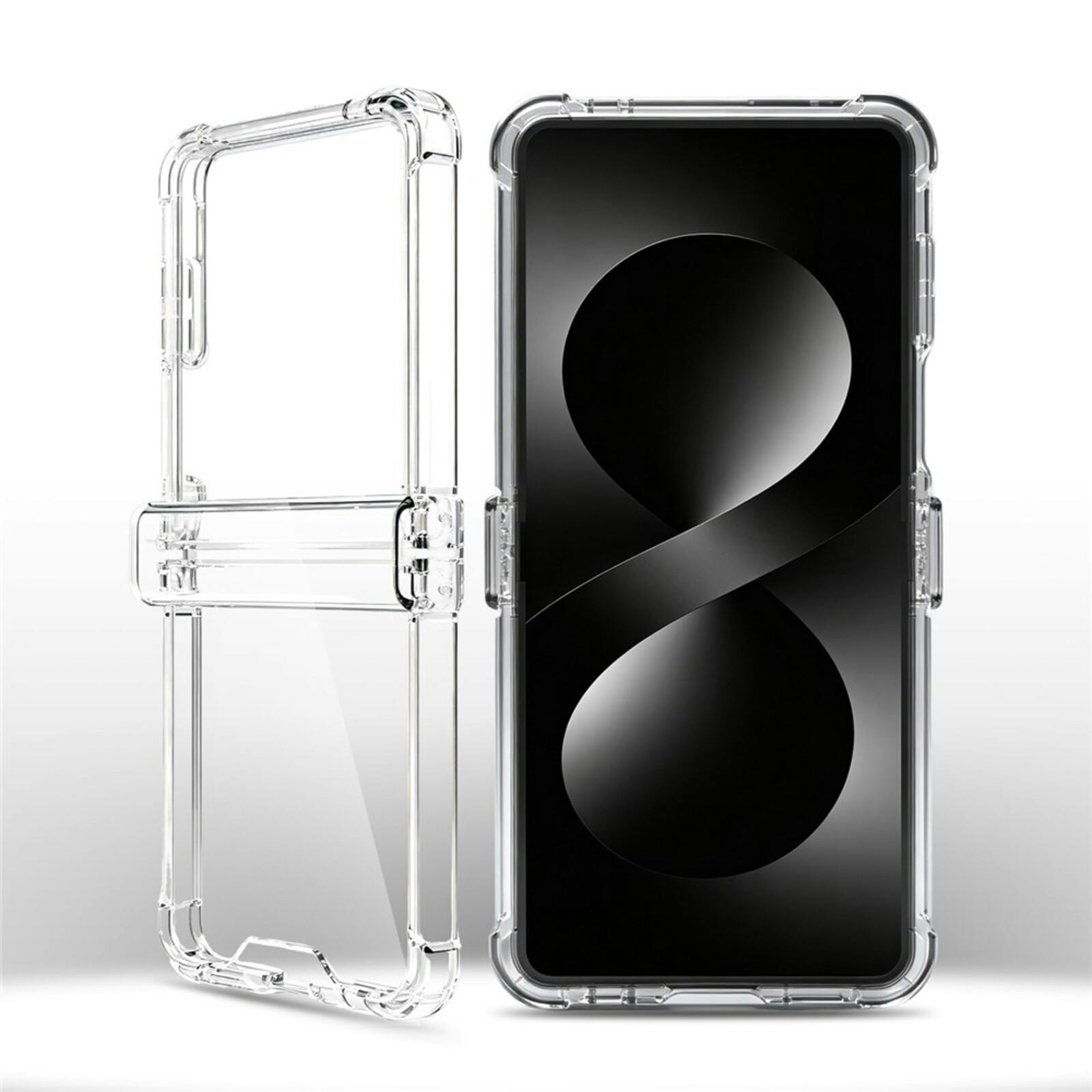 CaseBody Samsung Galaxy Z Flip8 Shockproof Hoesje Transparant