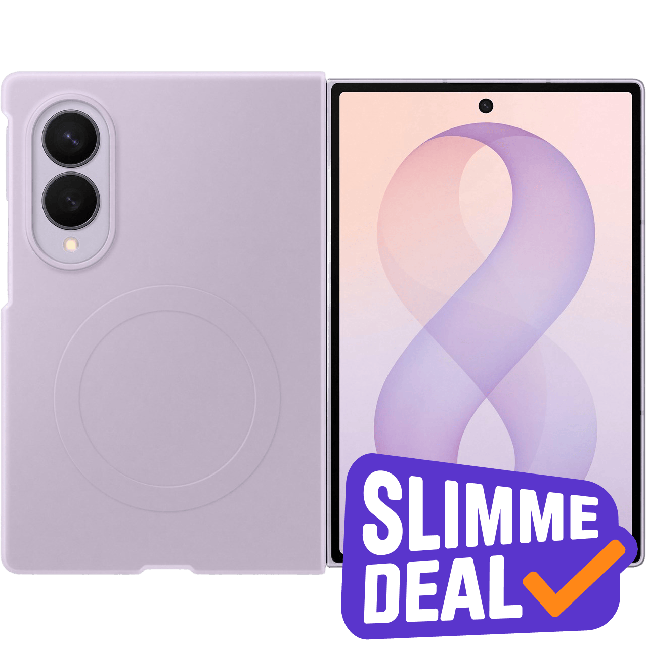 Samsung Galaxy Z Fold8 Silicone Magnet Case Violet