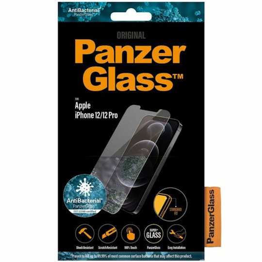 PanzerGlass iPhone 12 (Pro) Screenprotector Standaard