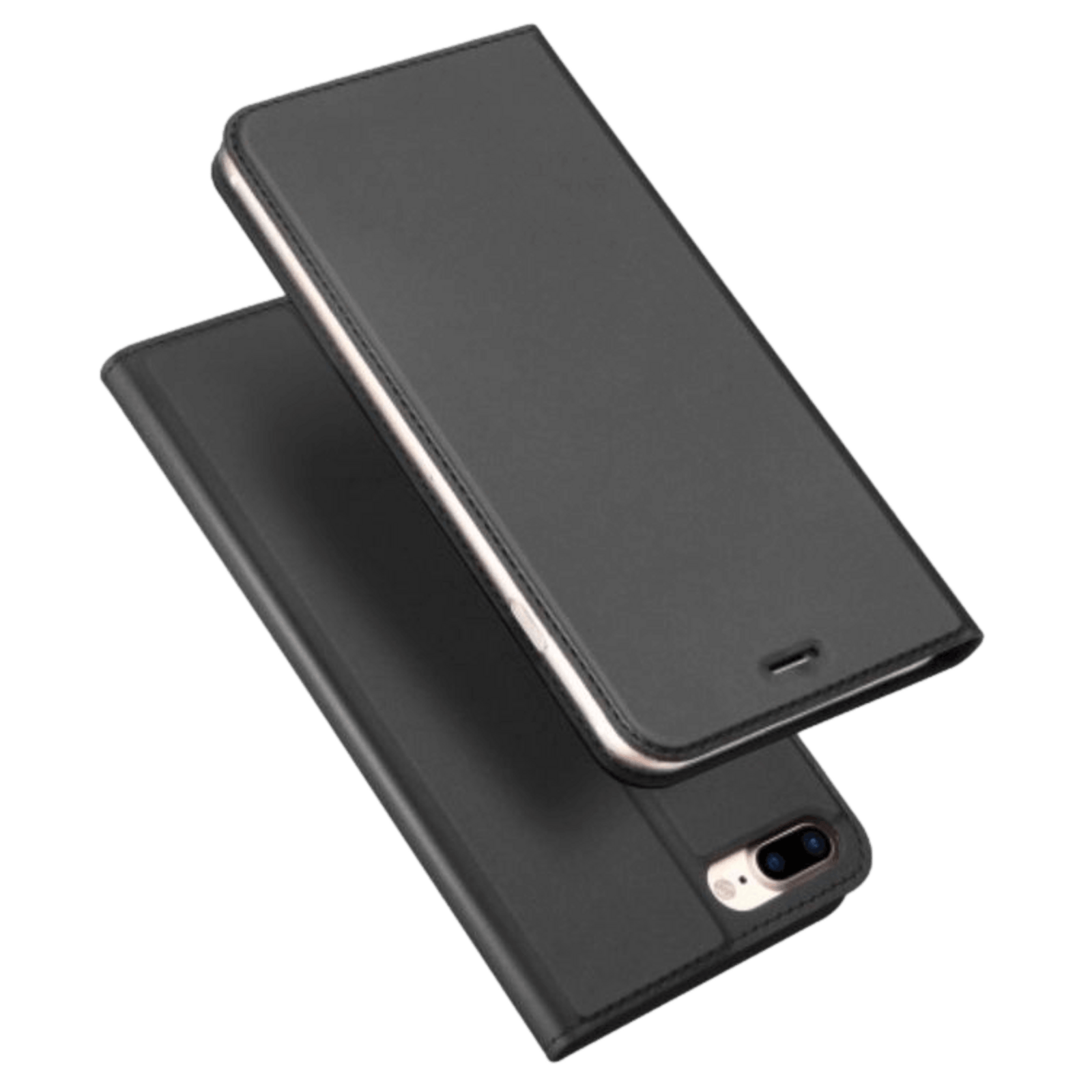 DUX DUCIS iPhone 7 Plus / 8 Plus Skin Pro Flip Case Hoesje Grijs