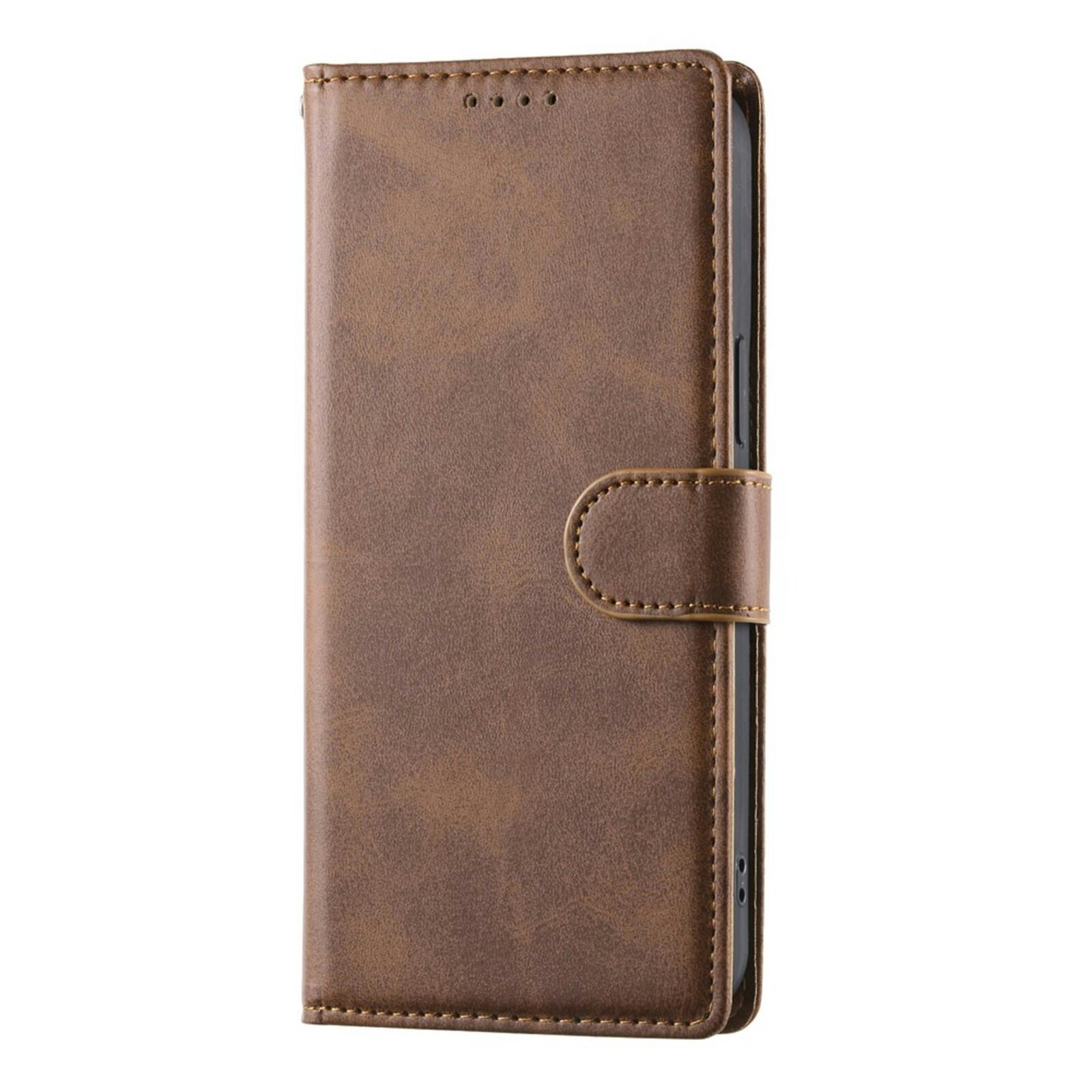 Mocaa Samsung Galaxy A27 Slim-Fit Boek Hoesje Bruin