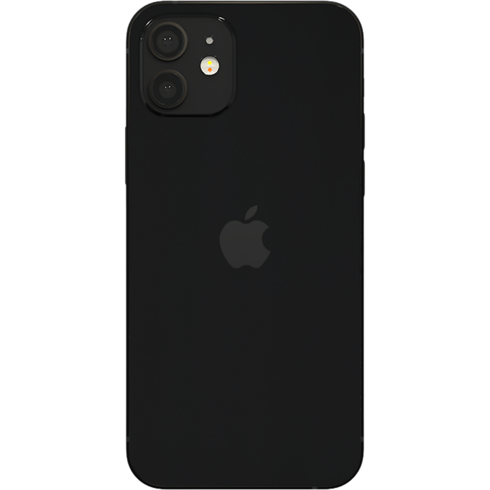 Apple iPhone 12 Mini (Refurbished) Black - Achterkant