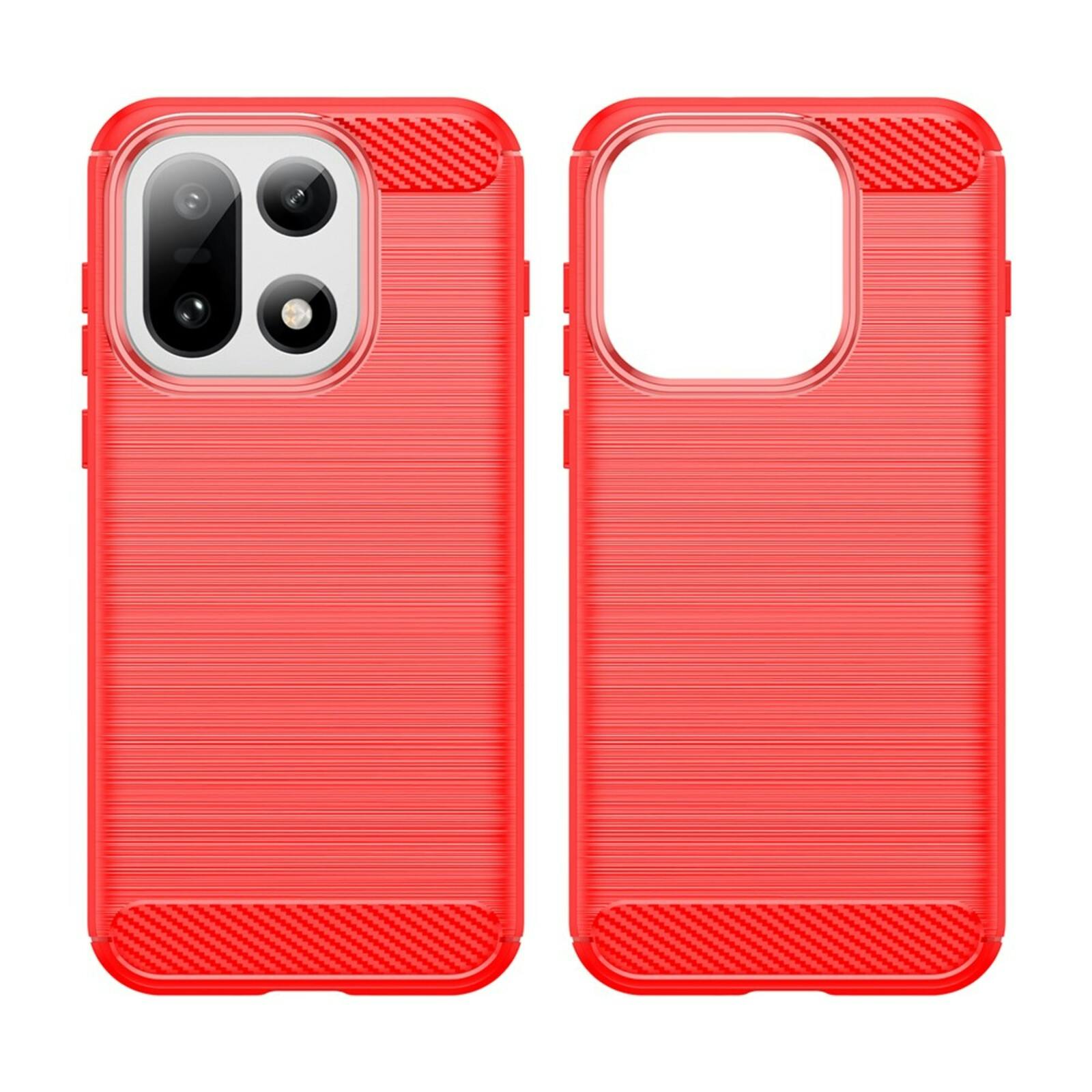 Mocaa OnePlus 15 Schokbestendig Hoesje Rood