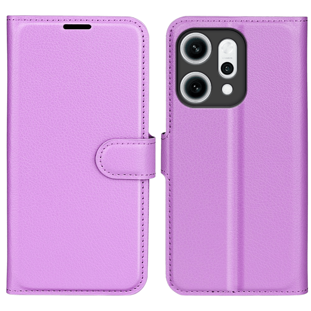 Mocaa Oppo Reno14 5G Slim-Fit Bookcase Paars