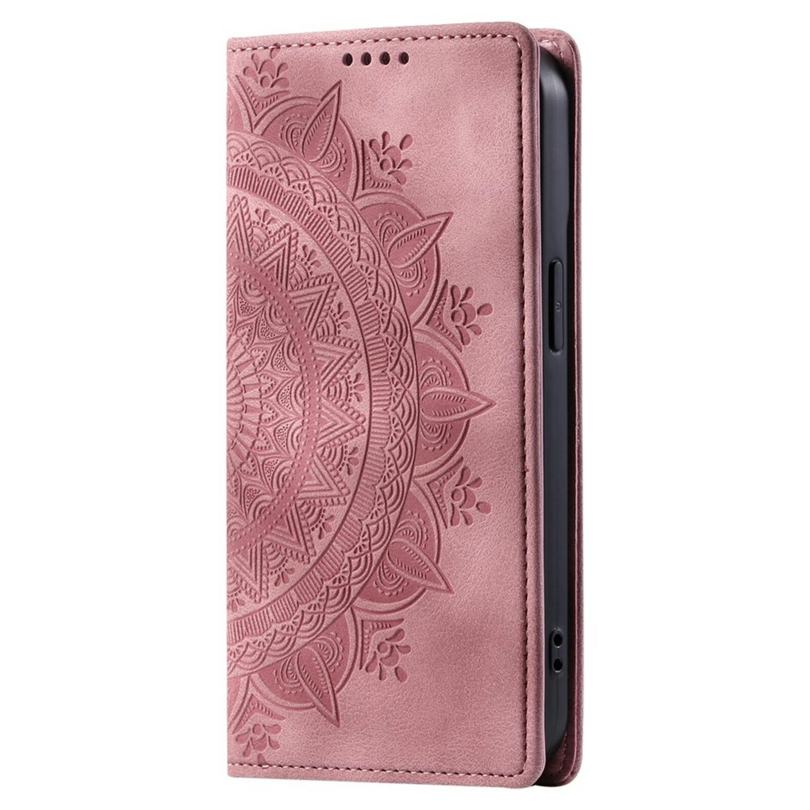 Comfycase Apple iPhone 17 Air Soft Mandala Bookcase Roze