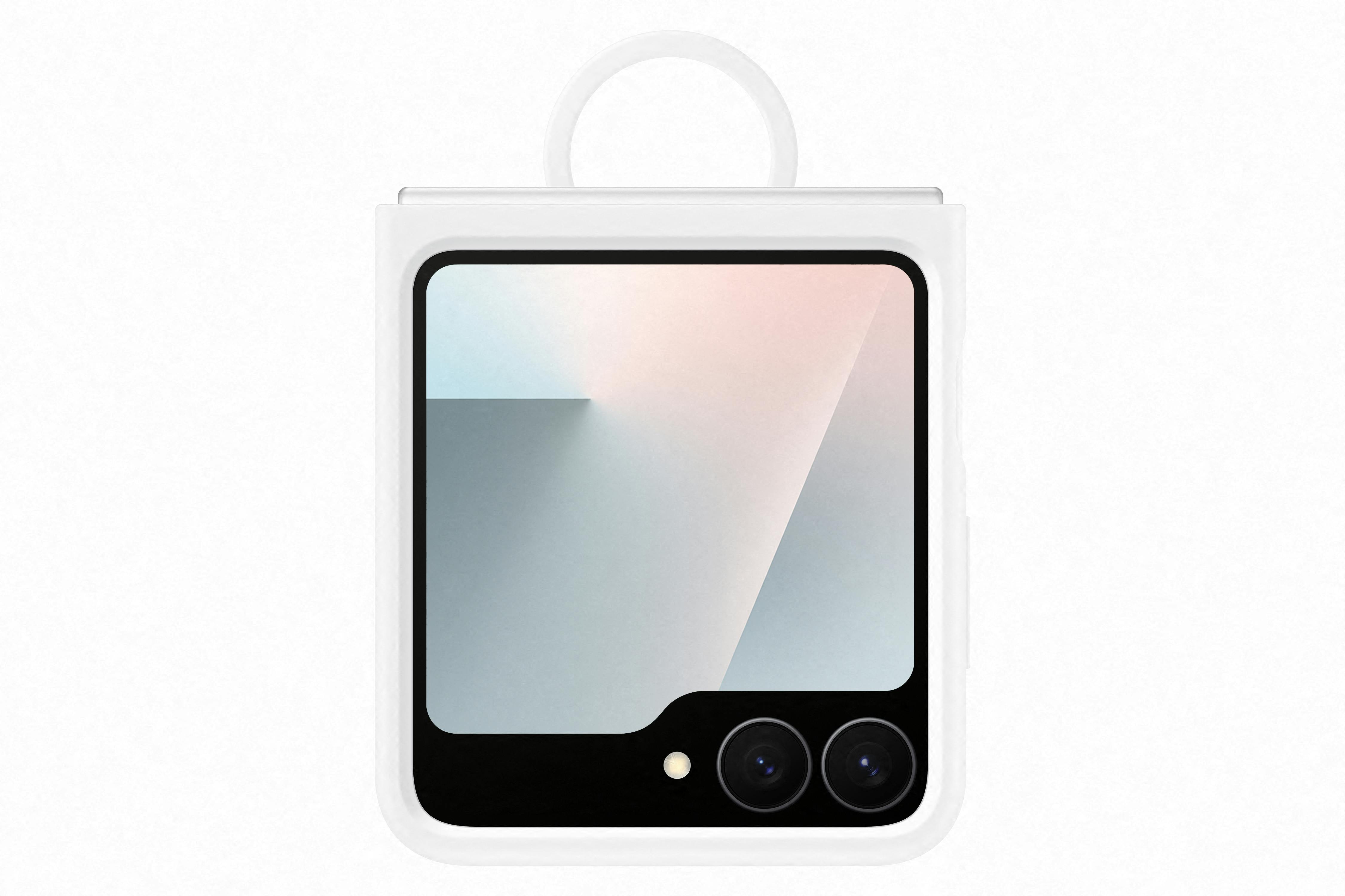 Samsung Galaxy Flip7 FE Siliconen Case Wit