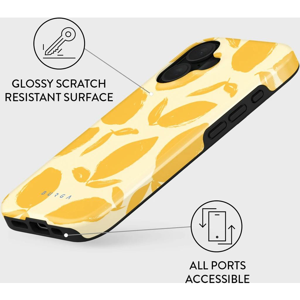 Burga iPhone 16 Hoesje Lemon