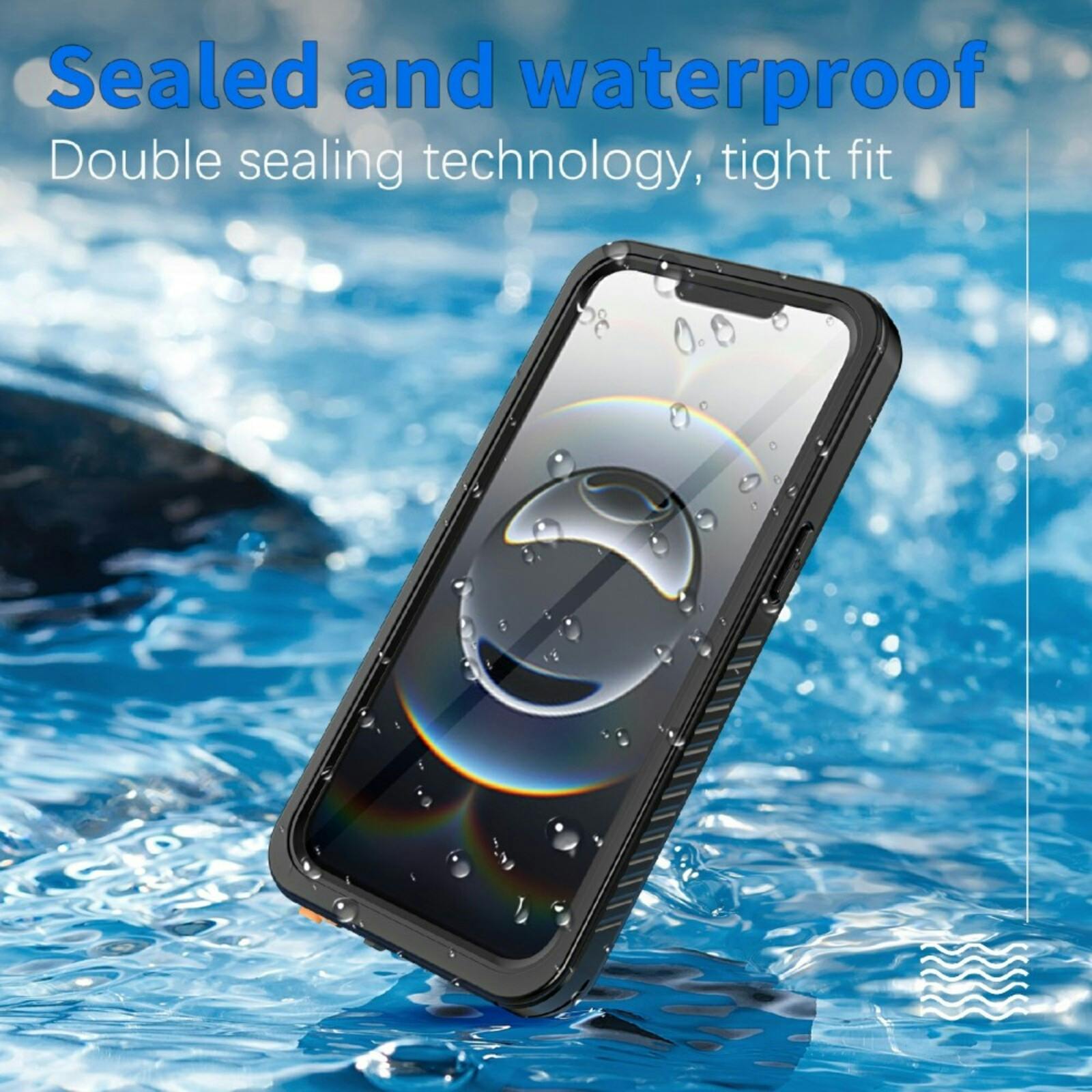 REDPEPPER Apple iPhone 16e Dot Pro Waterproof Hoesje Zwart