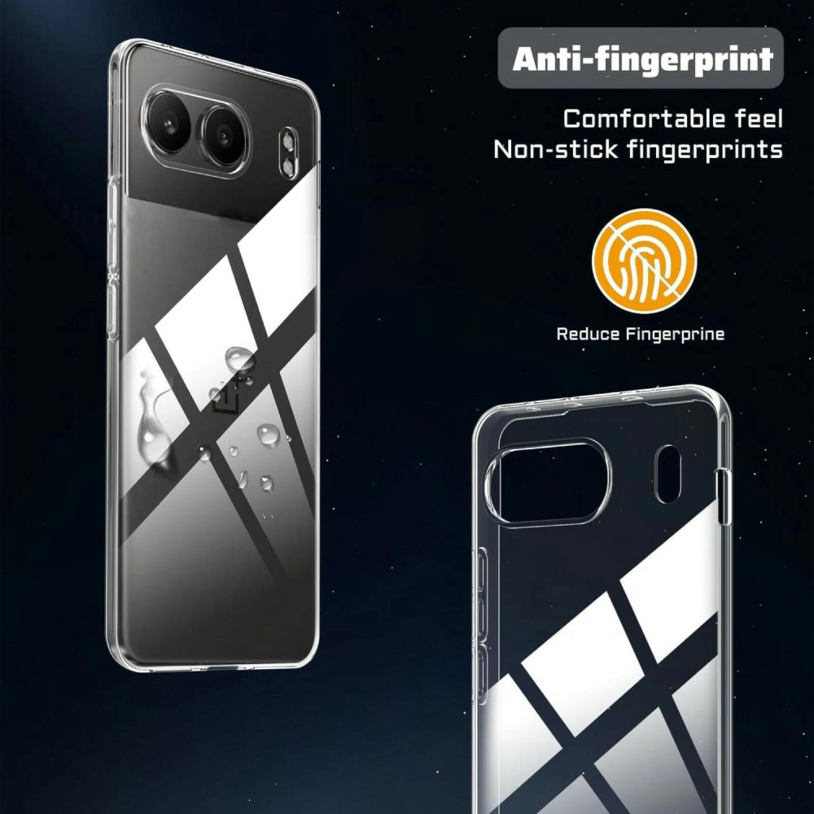 Mocaa OnePlus Nord 4 Clear Case + Glass Screenprotector Transparant