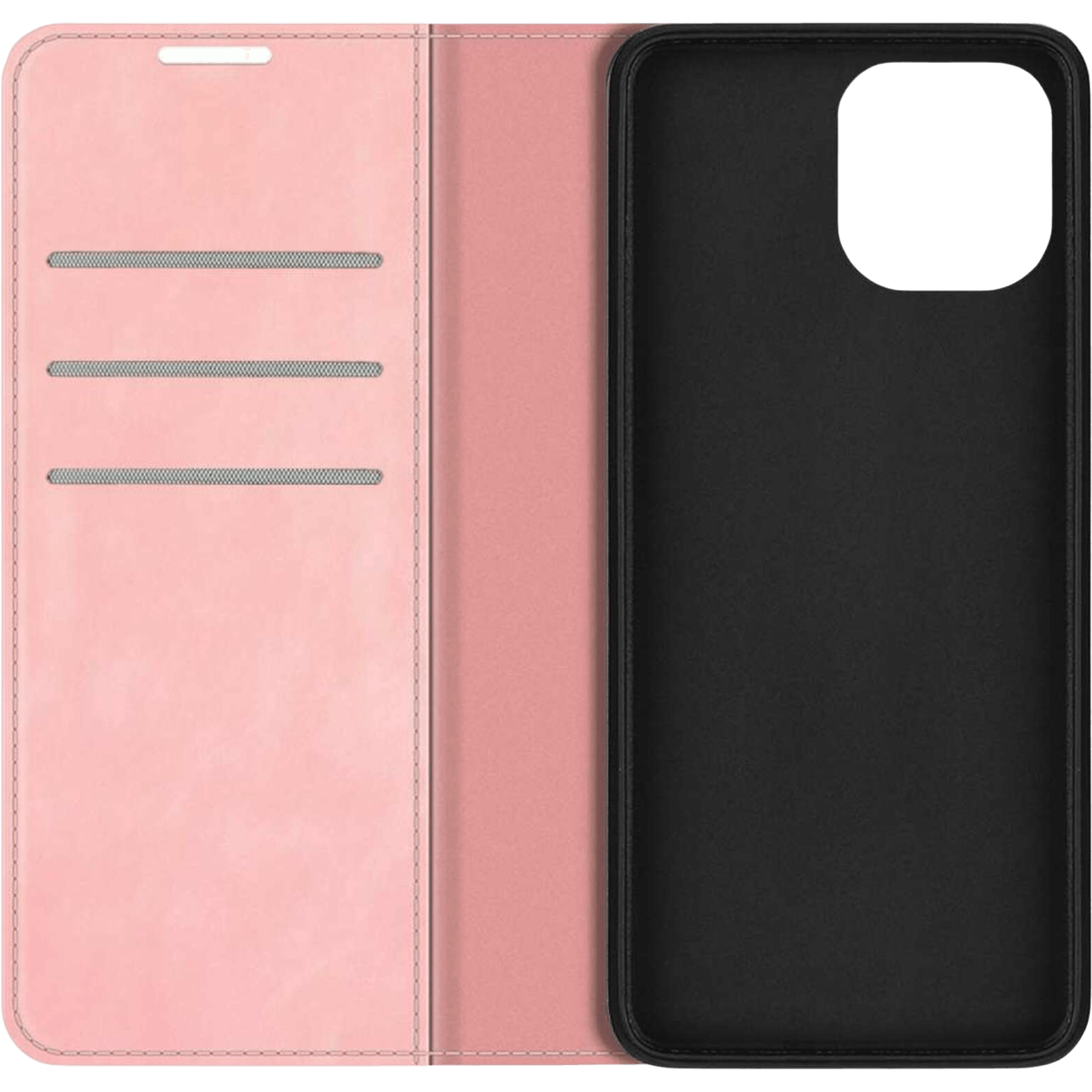 Just in Case iPhone 14 Portemonnee Hoesje Roze