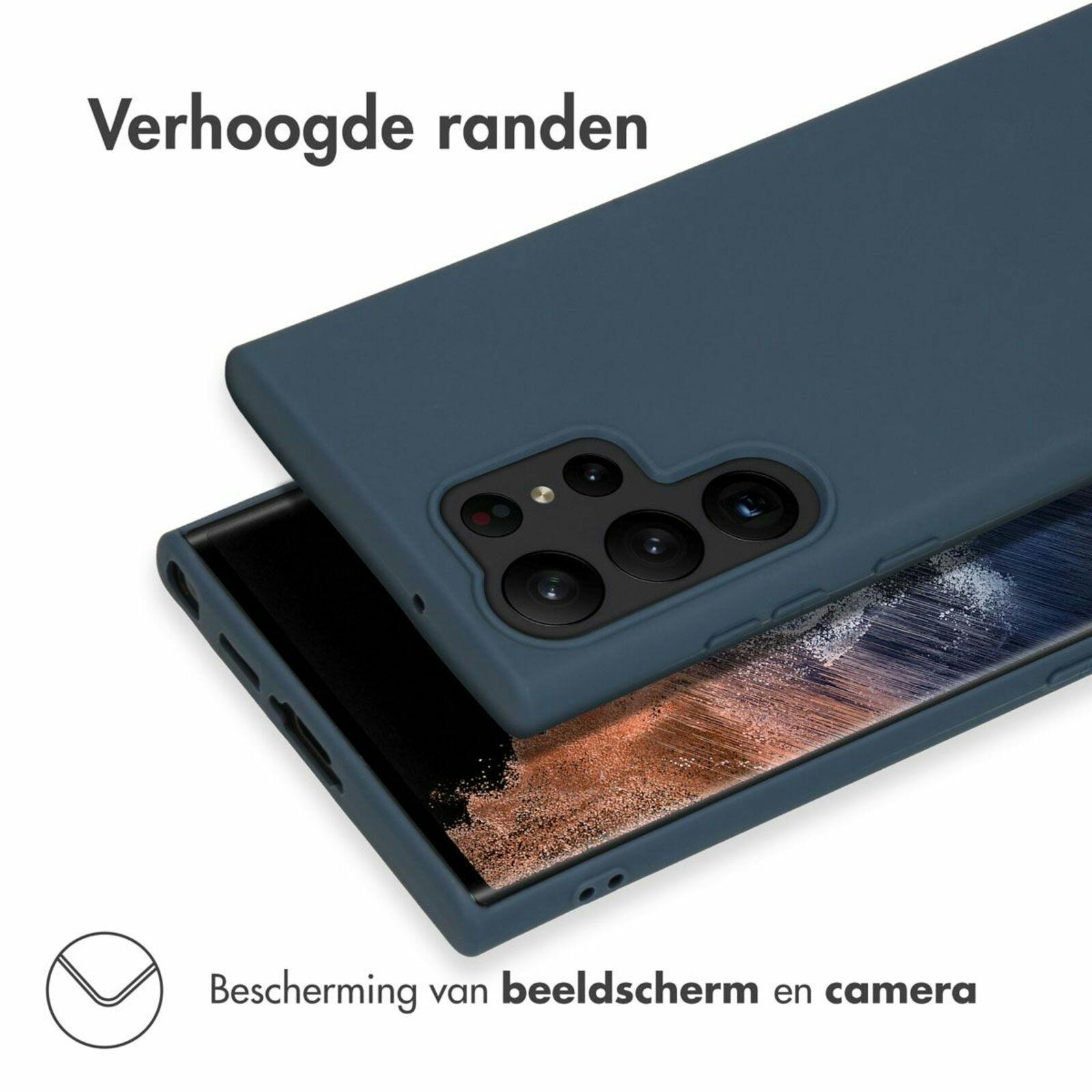 Kees Galaxy S23 Ultra Telefoonhoesje Blauw