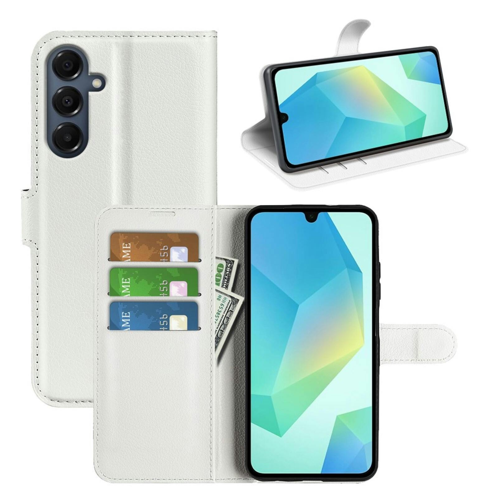 Comfycase Samsung Galaxy A18 Bookcase Hoesje Wit