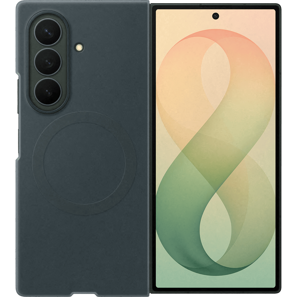 Samsung Galaxy Z Fold8 Silicone Magnet Case Groen