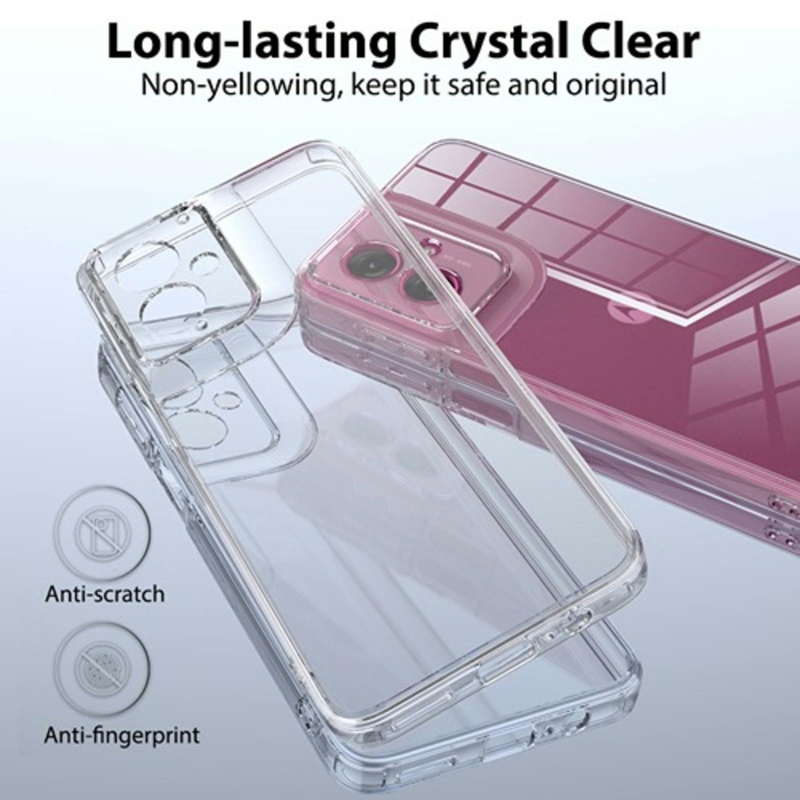 Mocaa Motorola Moto G55 5G Slim Armor Case Transparant