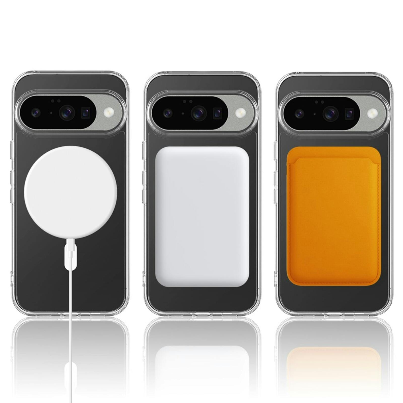 CaseBody Google Pixel 10 MagSafe Airbag Hoesje Transparant