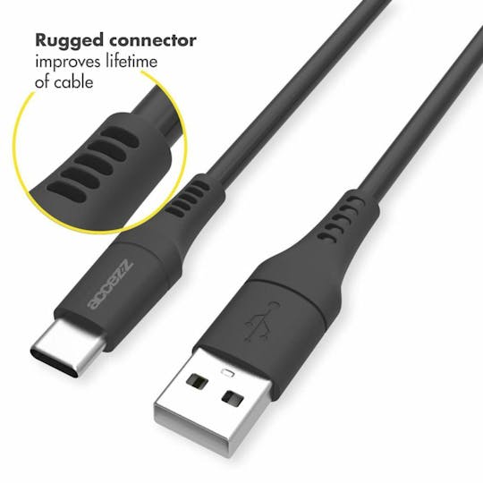 Accezz USB-C naar USB kabel 2m Black