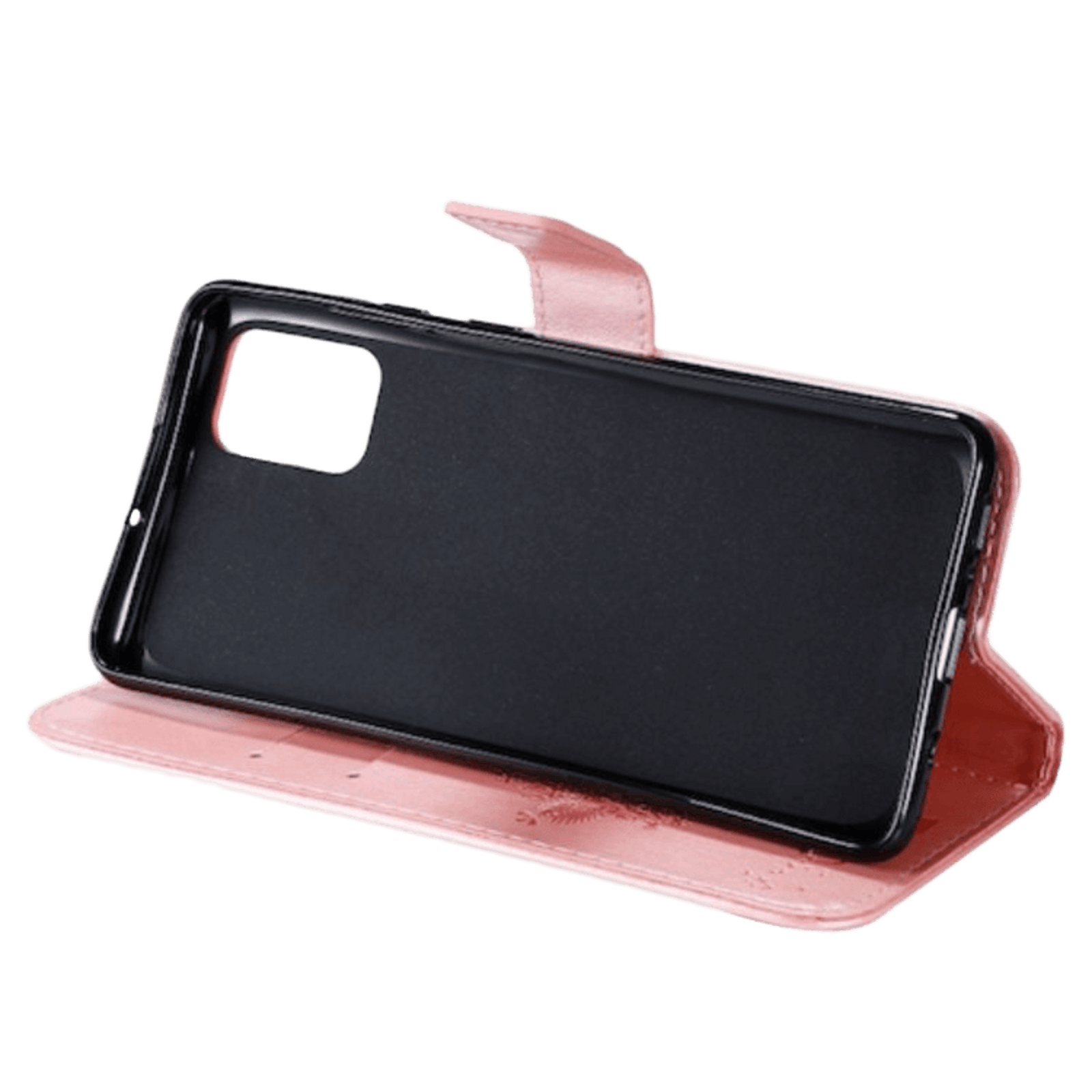 Comfycase Samsung Galaxy A71 Schattig Bookcase Hoesje Roségoud