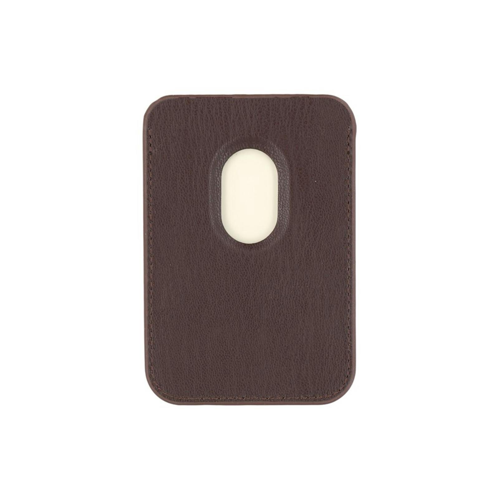 Comfycase iPhone 17 Pro / 18 Pro Biologisch Leren Magnetische Back Cover met Kaarthouder Bruin