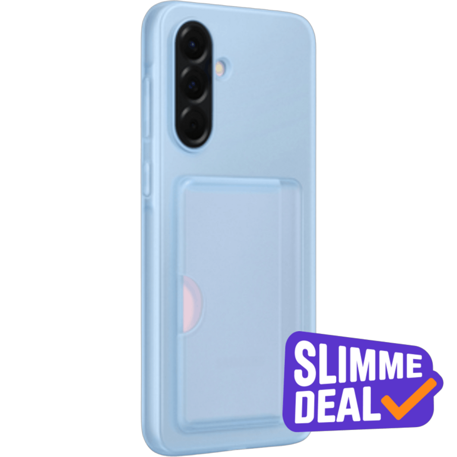 Samsung Galaxy A36 Card Slot Case Blauw
