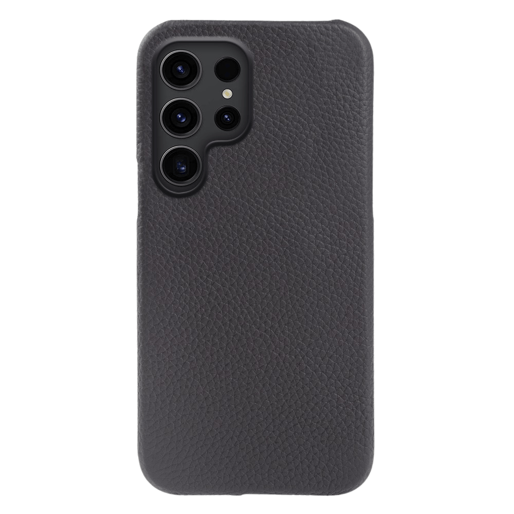 Fashion Samsung Galaxy S26 Ultra Magnetisch Hoesje Echt Leer Zwart