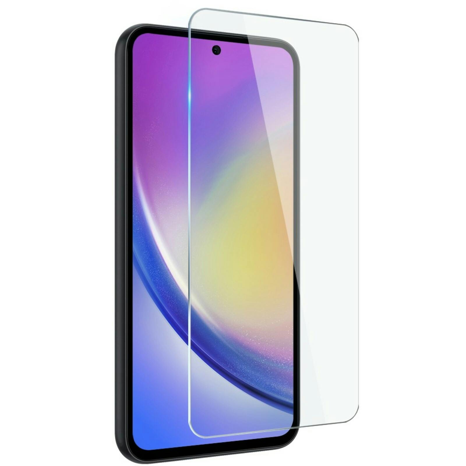 Northjo Samsung Galaxy A35 Hoesje en Screenprotector Transparant