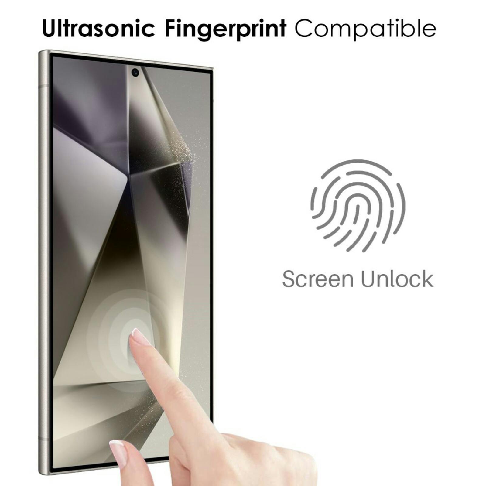 Northjo Samsung Galaxy S24 Ultra A++ Screenprotector Transparant