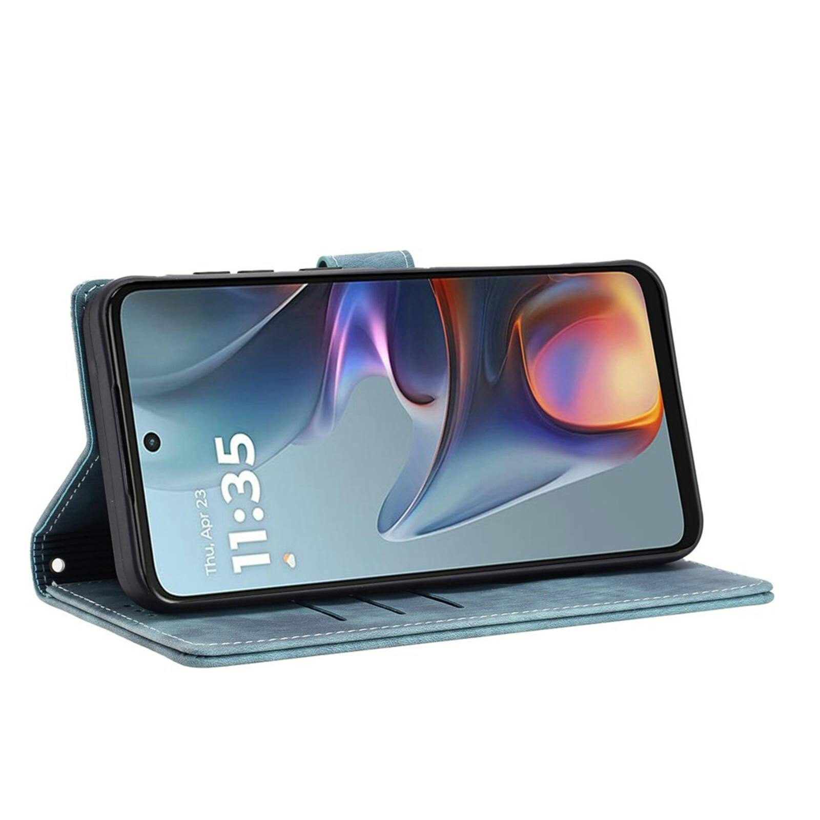 Comfycase Motorola Moto E15/G05 Mandala Wallet Blauw