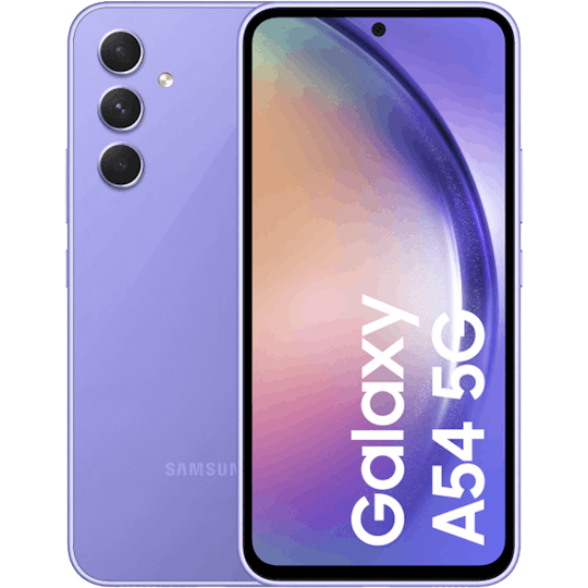 Samsung Galaxy A54 5G Awesome Violet - Voorkant & achterkant