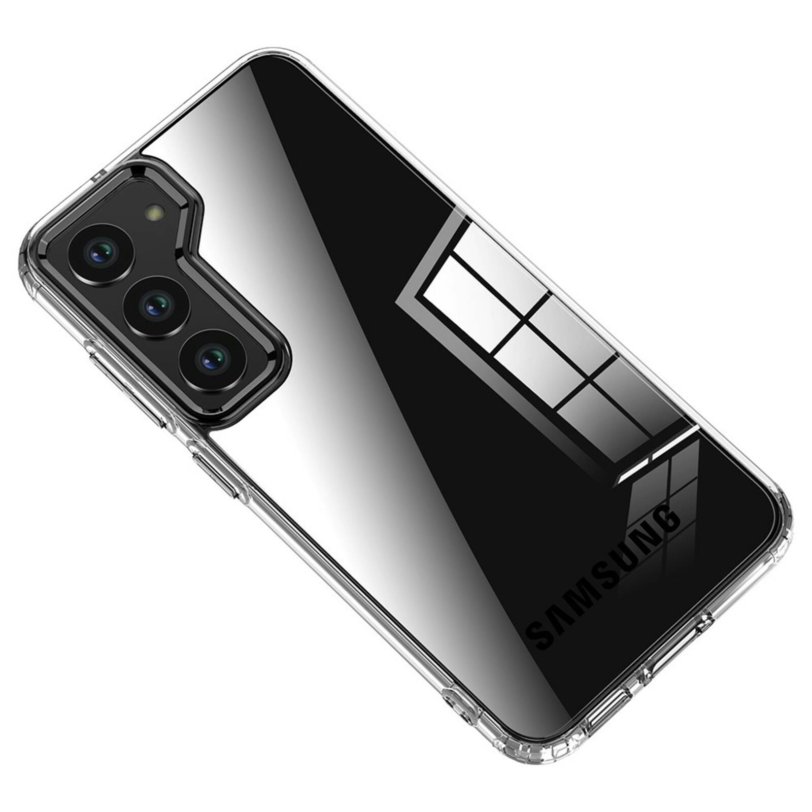 CaseBody Samsung S23 Airbag Schokbestendig Hoesje Transparant