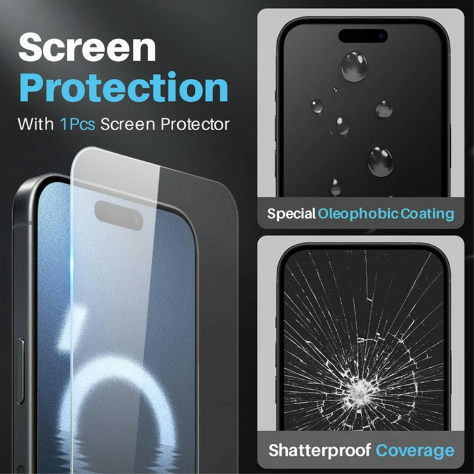 Northjo Apple iPhone 16 Pro All-in-One Extreme Protection Pack Transparant