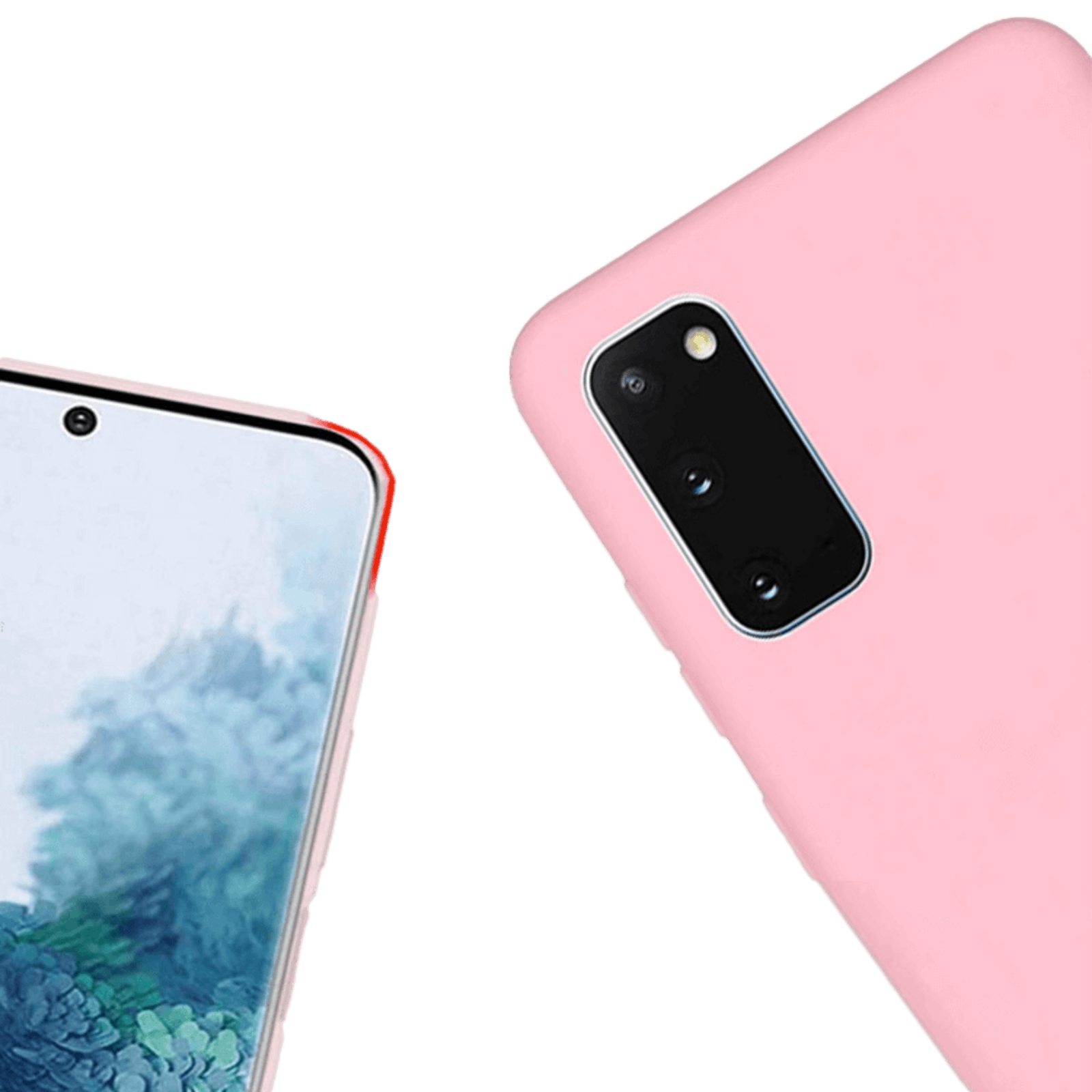 Mocaa Samsung Galaxy S20 FE Slim-Fit Telefoonhoesje Roze