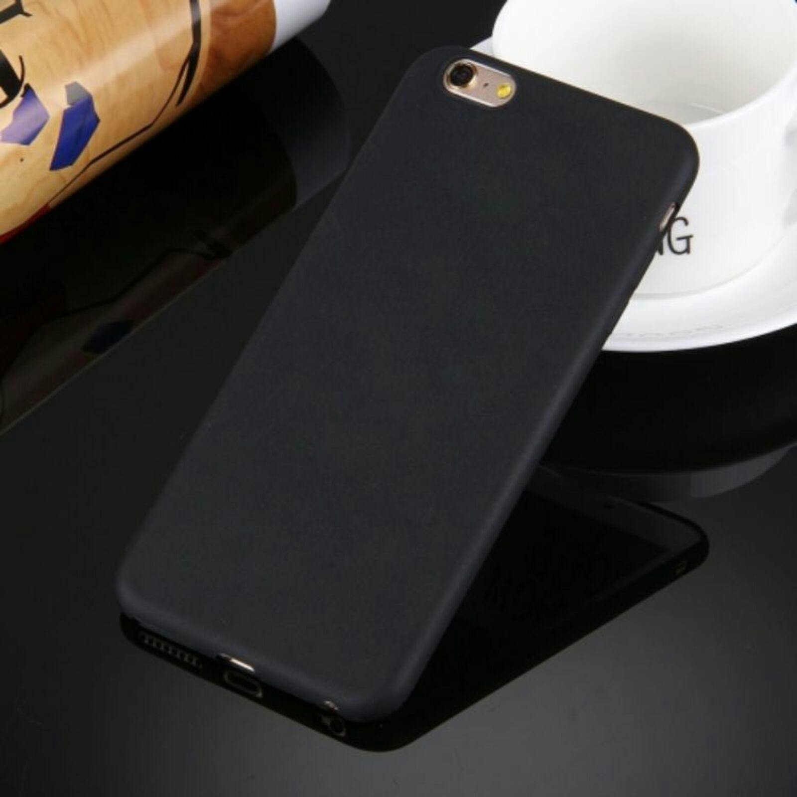 Mocaa iPhone 6 / 6s Slim-Fit Telefoonhoesje Zwart