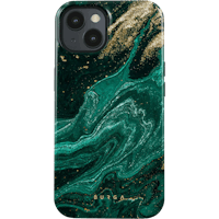 Burga iPhone 15 Hoesje Emerald Pool - Voorkant