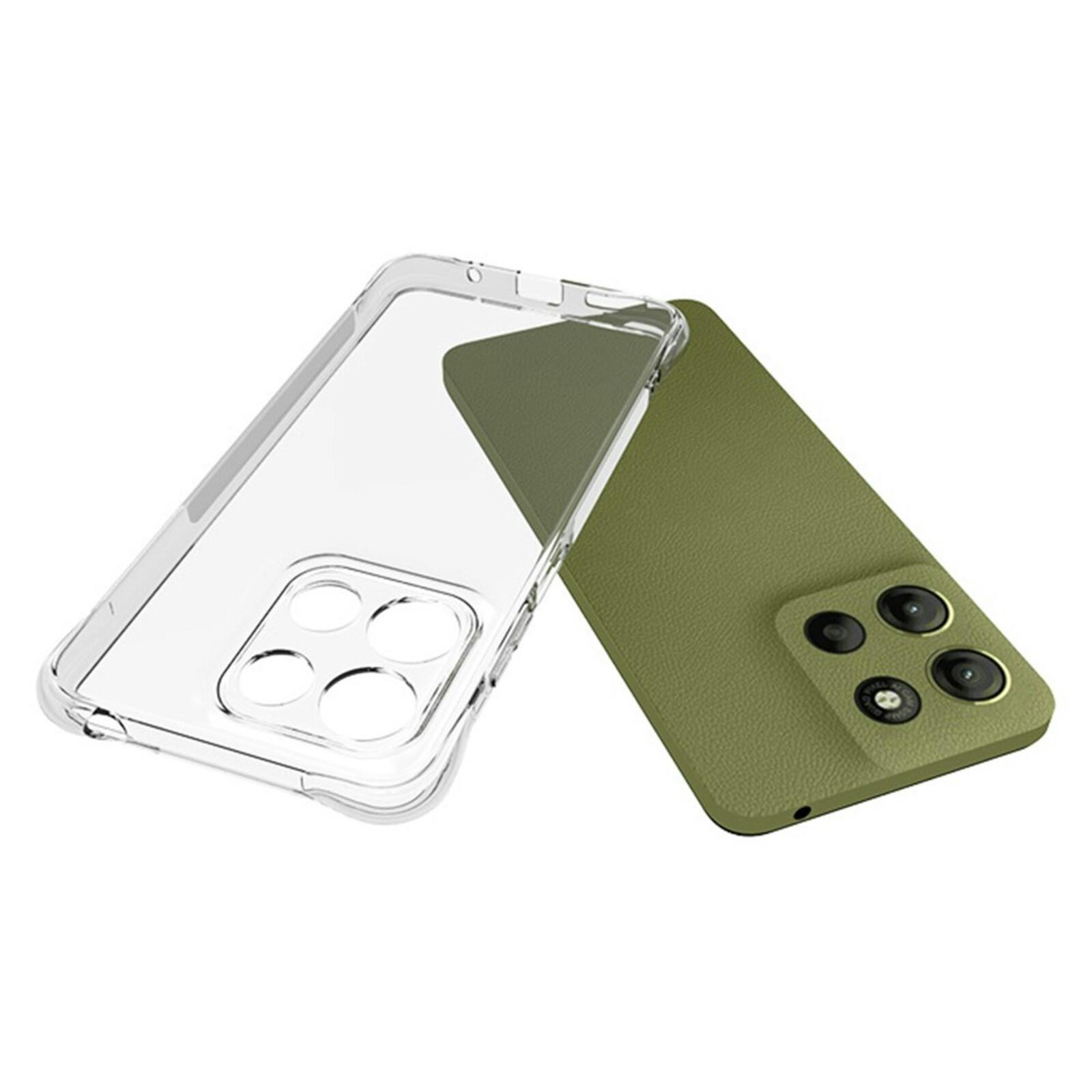 CaseBody Motorola Moto G17 (Power) Shockproof Hoesje Transparant
