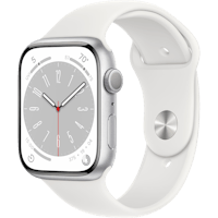 Apple Watch Series 8 Silver - Voorkant