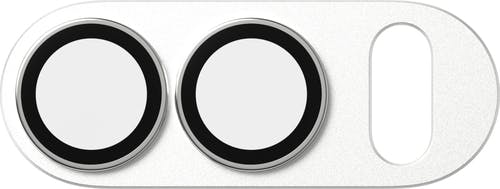 PanzerGlass iPhone Duo Fender Camera Protector Wit