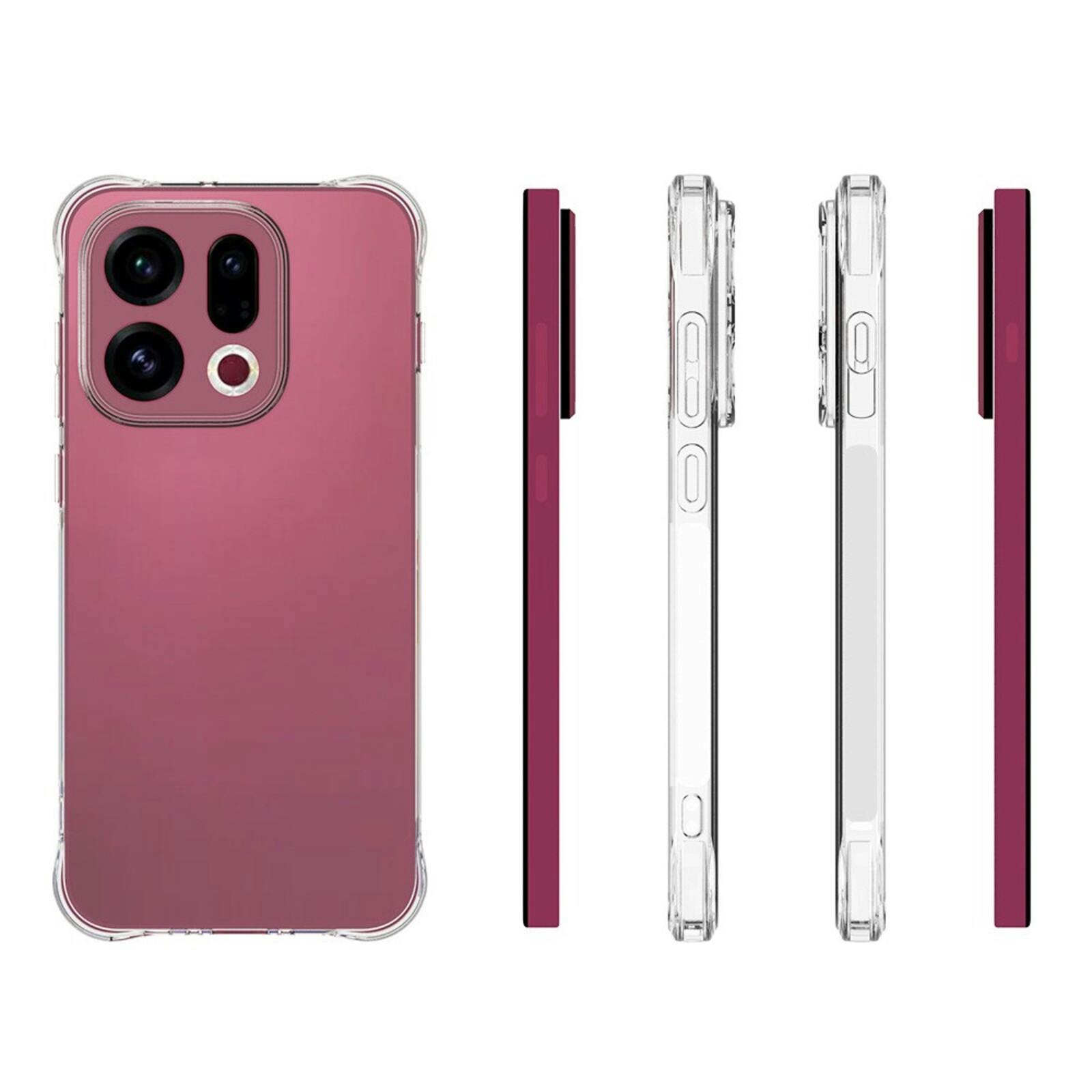 CaseBody Oppo Find X9 Shockproof Hoesje Transparant